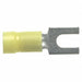 Fork Term Yellow #10 14 to 10 AWG PK50