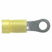 Ring Terminal #8 Yellow 600V PK500