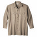 H4980 Long Sleeve Work Shirt Twill Khaki 2X