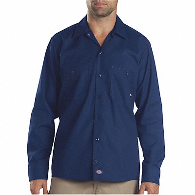 K7967 Long Slv Indstrl Shirt Poplin Navy MT