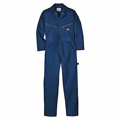 H4988 Long Sleeve Coveralls Cotton Navy 3X