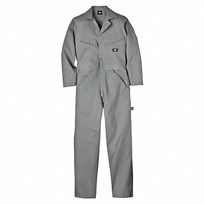 H4988 Long Sleeve Coveralls Cotton Gray L