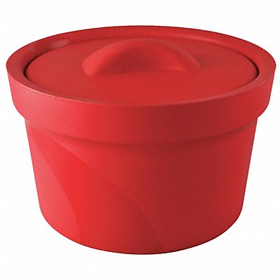 Ice Bucket with Lid Red 2.5L