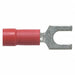 Fork Term Red #6 22 to 16 AWG PK100