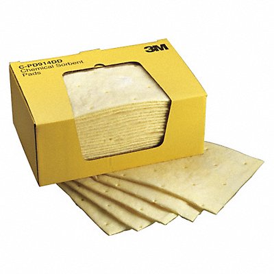 Absorbent Pad Universal Yellow PK50