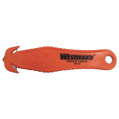 K8370 Safety Cutter Disp 5-3/8 in Orange PK10