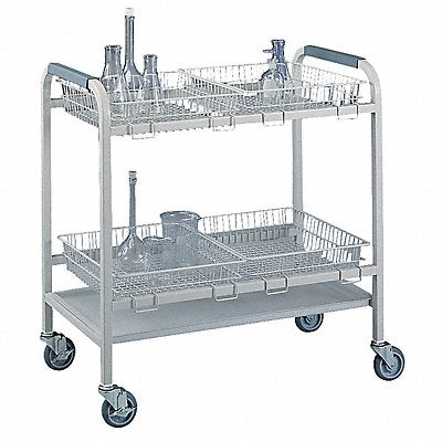 Laboratory Glassware Cart 4 Baskets