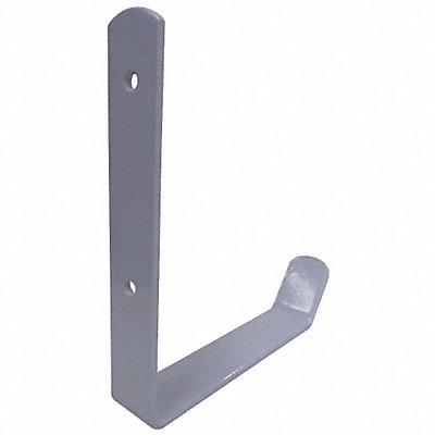 Single Point Hook Steel 6x6in White