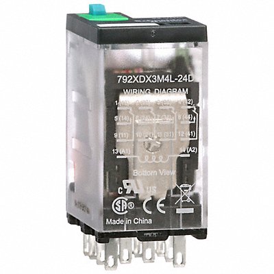 J2423 Gen Purpose Relay 14 Pin Square 24VDC