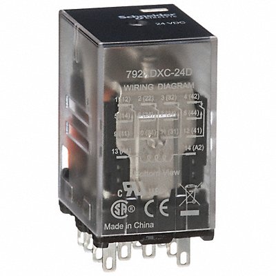 J2424 Gen Purpose Relay 14 Pin Square 24VDC