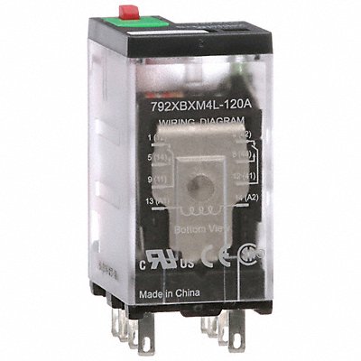 J2421 Gen Purpose Relay 8 Pin Square 120VAC