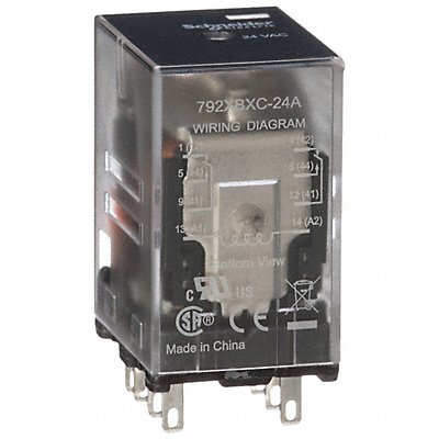 J2420 Gen Purpose Relay 8 Pin Square 24VAC