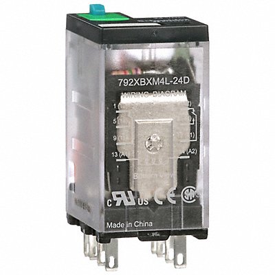 J2421 Gen Purpose Relay 8 Pin Square 24VDC