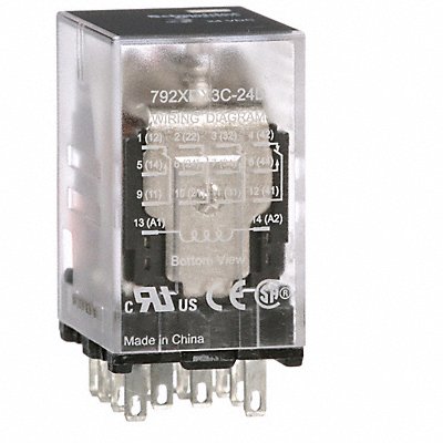 J2422 Gen Purpose Relay 14 Pin Square 24VDC