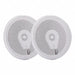 Outdoor Speakers White 2-1/2in.D 100W PR