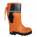 H0826 Rubber Boot Unisex 10 Knee Orange PR