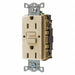 Recept Ivory 15 A GFCI 2P3W Bk Sd 1PK
