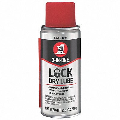 2.5 oz Aerosol Lock Dry Lubricant