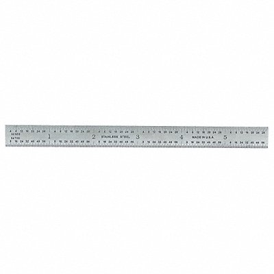 Ruler Stainless Steel 6 In Length