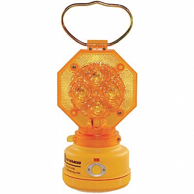 Safety Light Amber LED 2 D Batteries