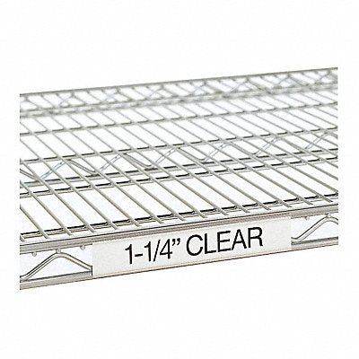 Label Holder Clear 48 In