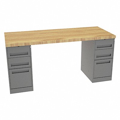 Workbench Butcher Block 72 W 30 D