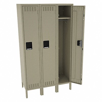 K4142 Wrdrb Lckr 1x3Lckr Sand 66 x36 x18 Assm