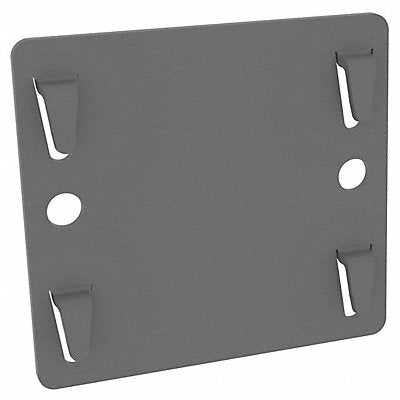 Tie Plate 2 3/4inx3in Gray