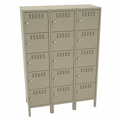 Bx Lckr 5x3Lckr Sand 66 x45 x18 Assm