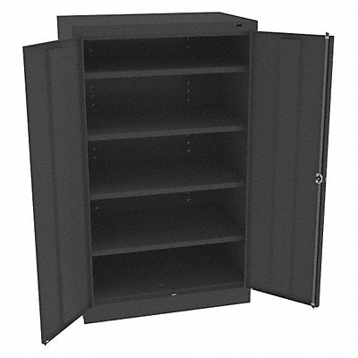 K3842 Storage Cabinet 60 x36 x24 Black 4Shlv