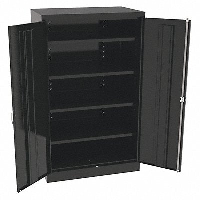 K3842 Storage Cabinet 60 x36 x24 Black 4Shlv