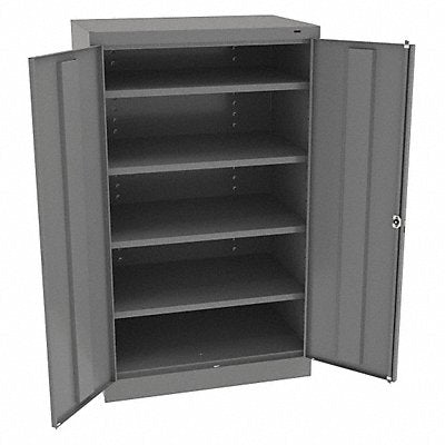 K3842 Storage Cabinet 60 x36 x24 MdGry 4Shlv