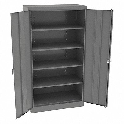 K3836 Storage Cabinet 66 x36 x18 MdGry 4Shlv