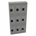 K4158 Lckr 3x3Lckr Md Gray 72 x36 x12 Assm