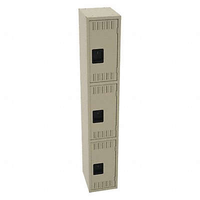 K4153 Wrdrb Lckr 3x1Lckr Sand 72 x12 x15 Assm