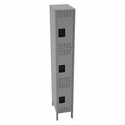 K4164 Lckr 3x1Lckr Md Gray 78 x12 x18 Assm