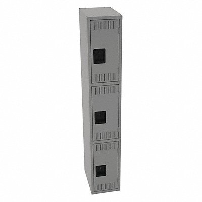 K4154 Lckr 3x1Lckr Md Gray 72 x12 x18 Assm