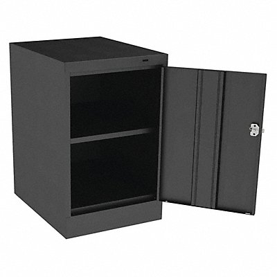 Storage Cabinet 30 x19 x24 Black 1Shlv