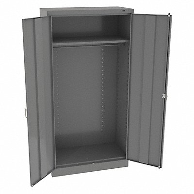 K3911 Storage Cabinet 72 x36 x18 MdGry 1Shlv