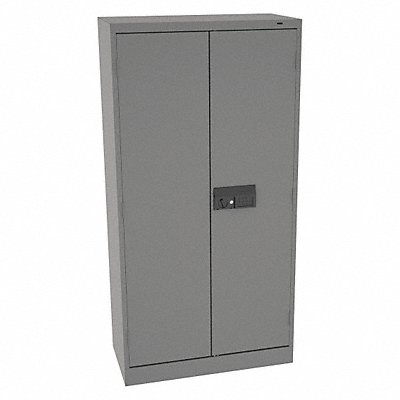 Storage Cabinet 72 x36 x18 MdGry 1Shlv