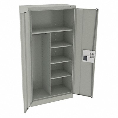 Storage Cabinet 72 x36 x18 LtGry 5Shlv