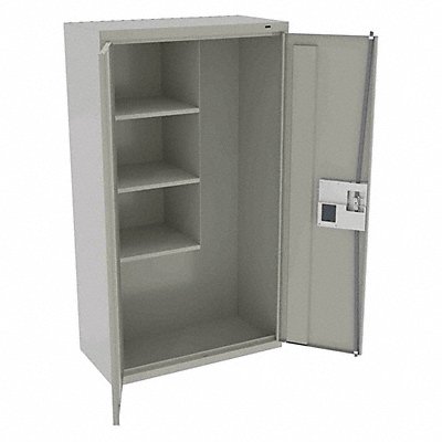 K4849 Storage Cabinet 64 x36 x18 LtGry 3Shlv