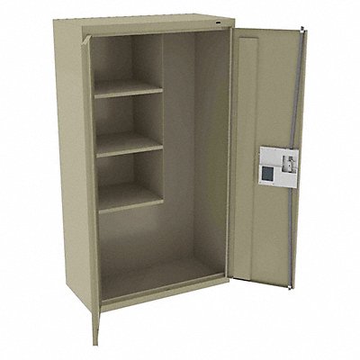 K4849 Storage Cabinet 64 x36 x18 Sand 3Shlv