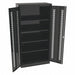 Storage Cabinet 72 x36 x18 Black 4Shlv