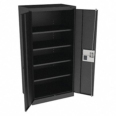 K3843 Storage Cabinet 72 x36 x24 Black 4Shlv