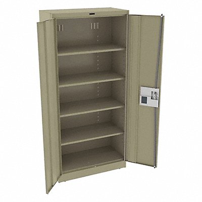 K3839 Storage Cabinet 78 x36 x18 Sand 4Shlv