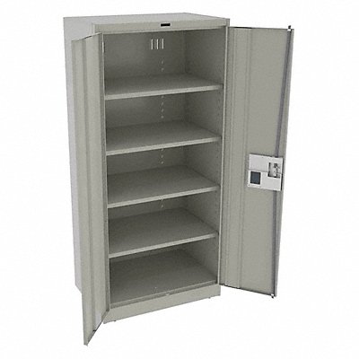 K3844 Storage Cabinet 78 x36 x24 LtGry 4Shlv