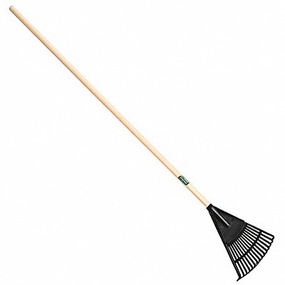 Shrub Rake 15 Tines Wood 8 in.W tines