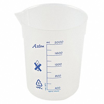 Beaker 2 L 188 mm H 163 mm Dia