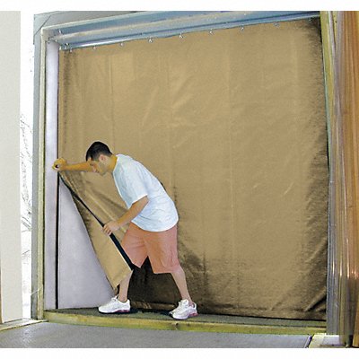 Insulated Truck Curtain 8 ft H x 8 ft W